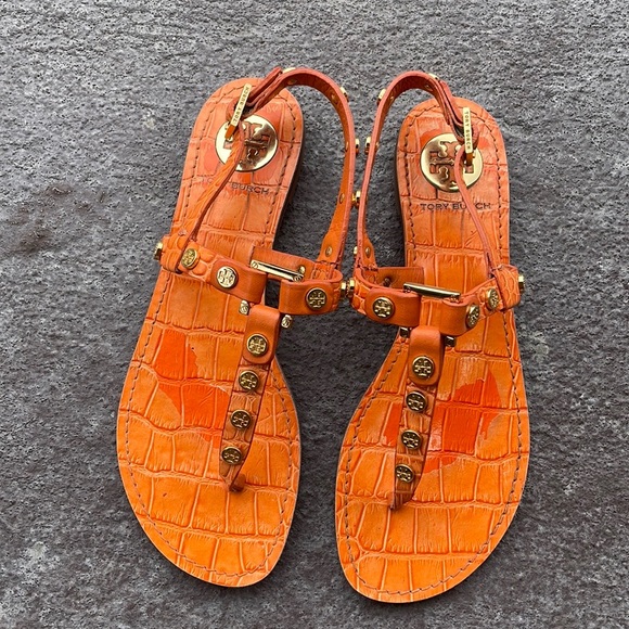 Tory Burch Shoes - Tory Burch Orange Sandals